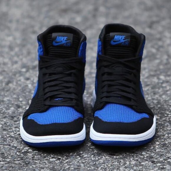 Nike Air Jordan 1 Retro High Flyknit Men’s Size 11 Royal Blue 919704-006… - Picture 5 of 13